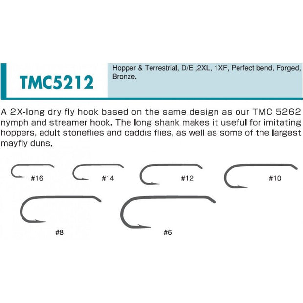 Tiemco TMC 5212  (Dry Fly)